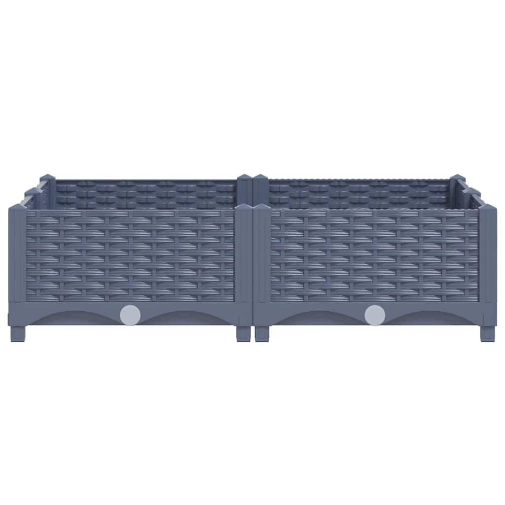 højbed 80x80x23 cm polypropylen