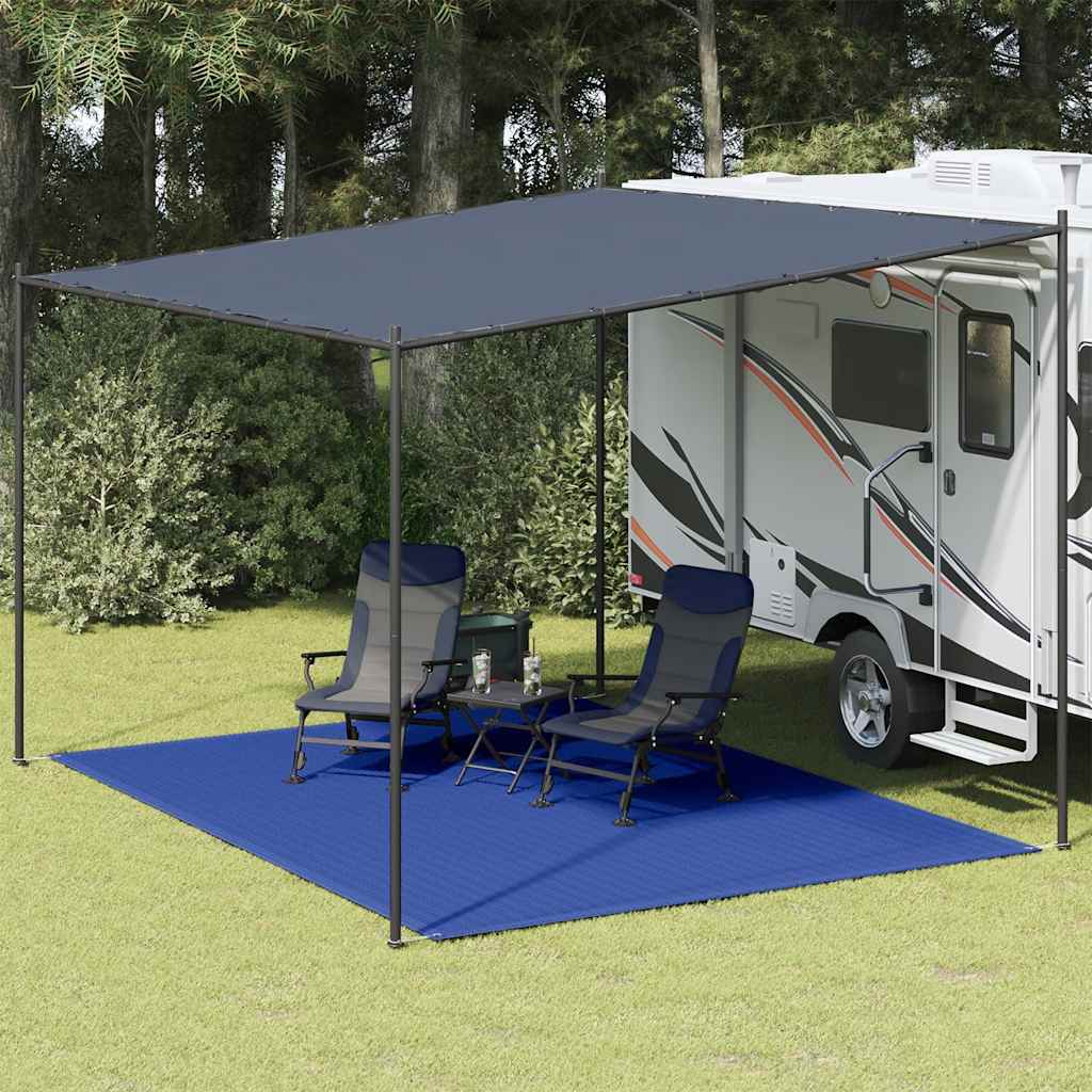 telttæppe 300x400 cm HDPE blå