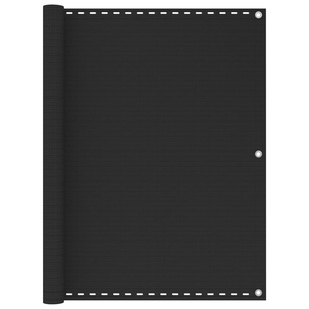 altanafskærmning 120x600 cm HDPE antracitgrå