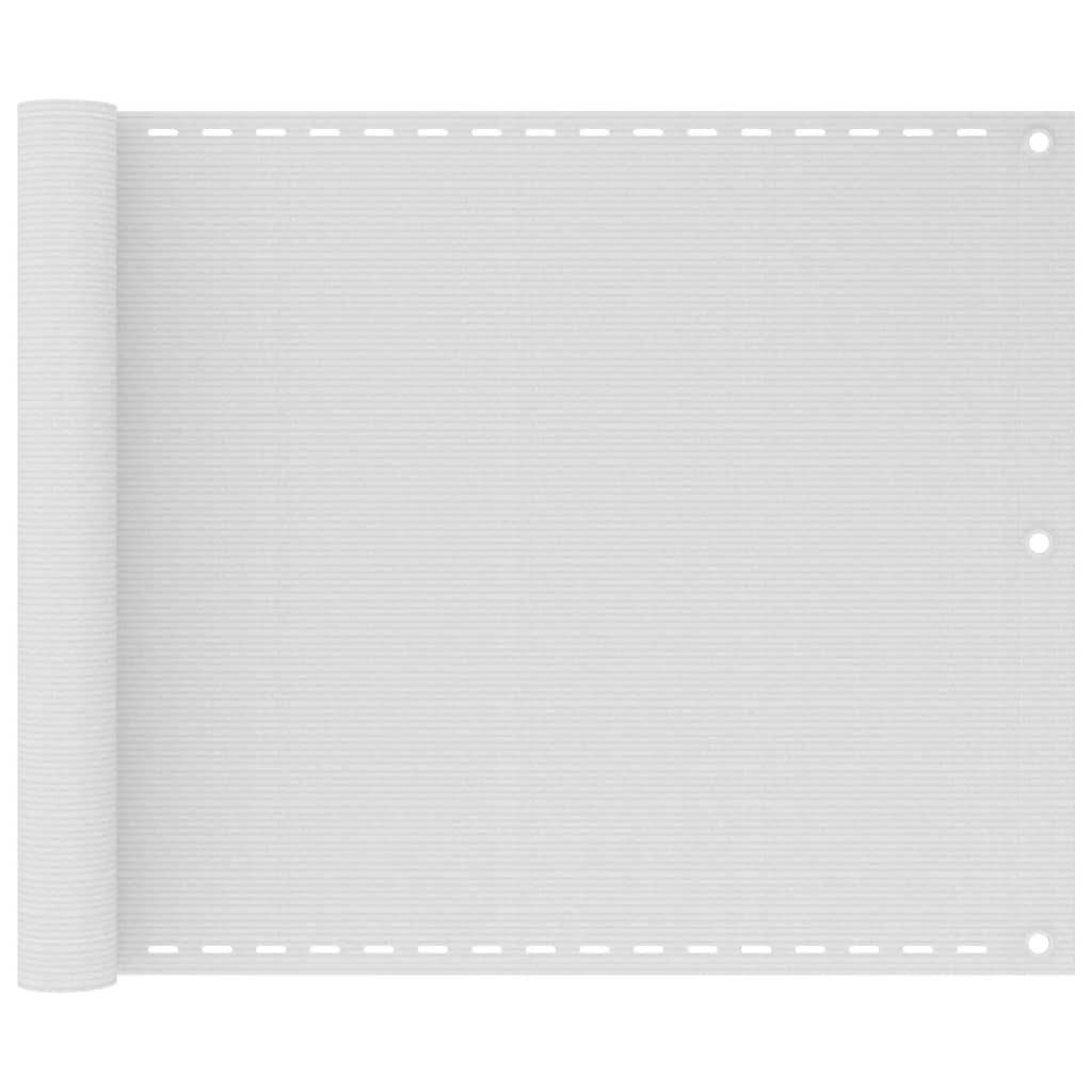 altanafskærmning 75x300 cm HDPE hvid