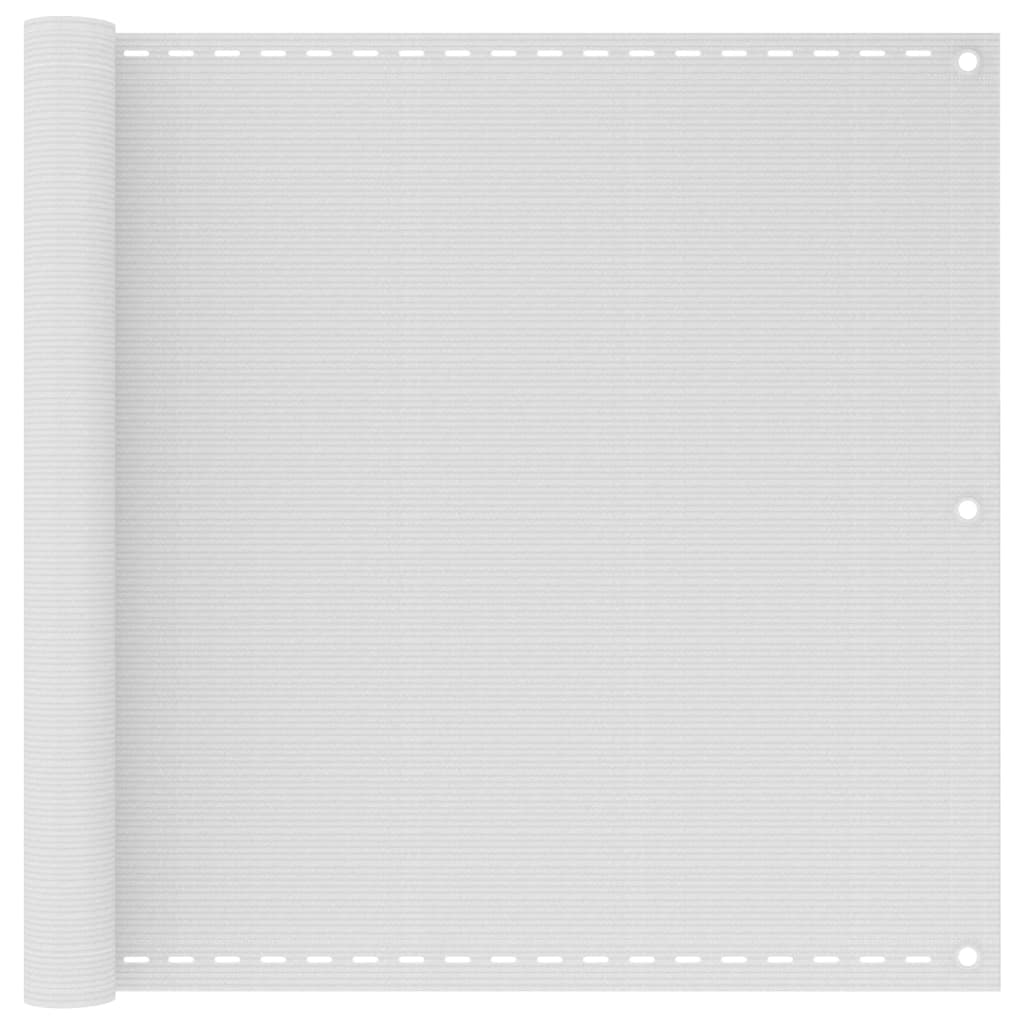 altanafskærmning 90x300 cm HDPE hvid