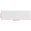 altanafskærmning 90x300 cm HDPE hvid