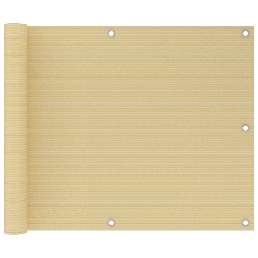 altanafskærmning 75x300 cm HDPE beige