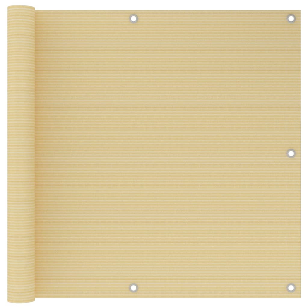 altanafskærmning 90x300 cm HDPE beige