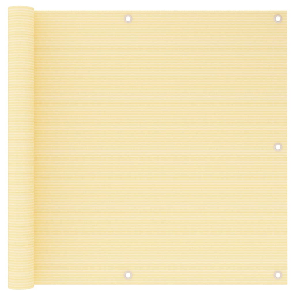 altanafskærmning 90x600 cm HDPE beige