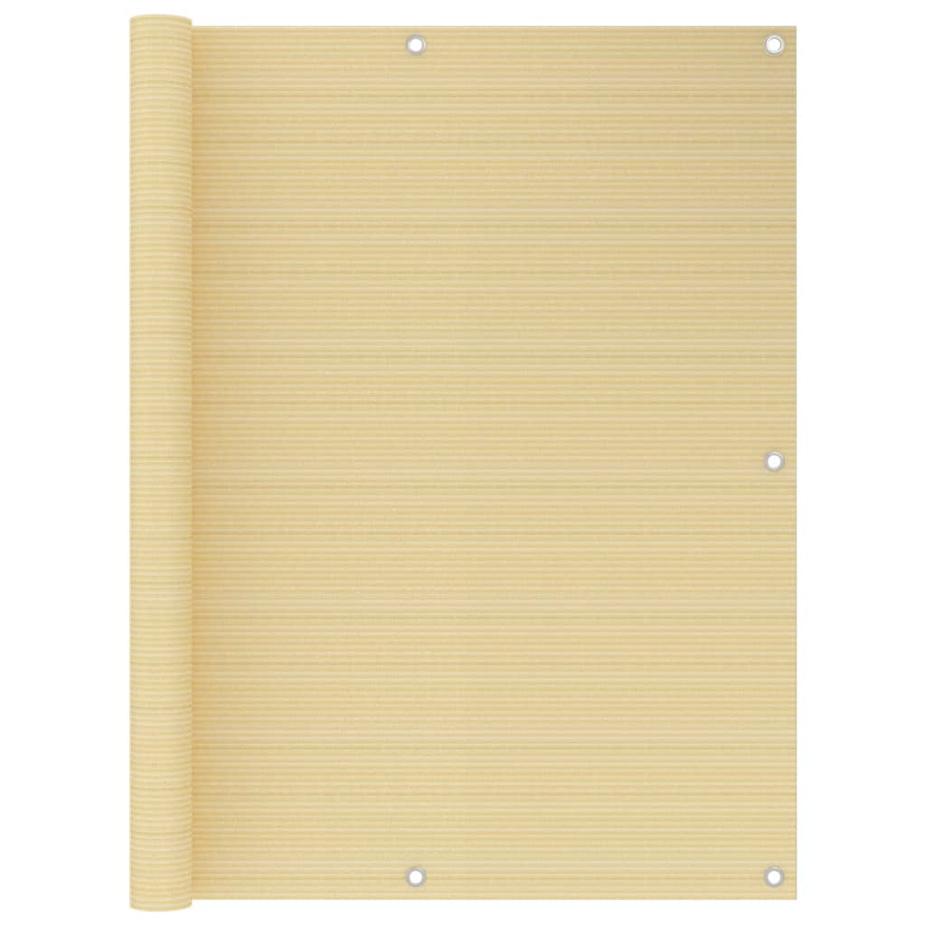 altanafskærmning 120x400 cm HDPE beige