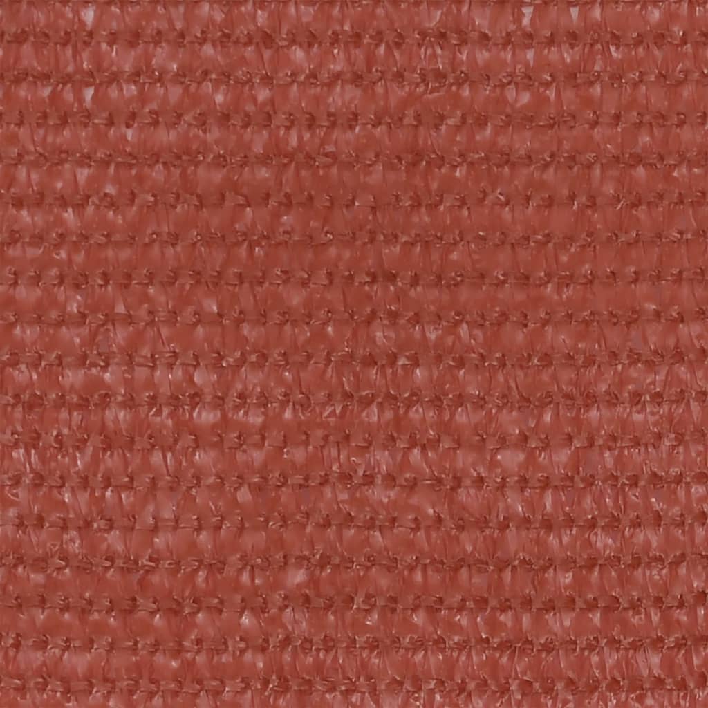altanafskærmning 75x400 cm HDPE terrakotta