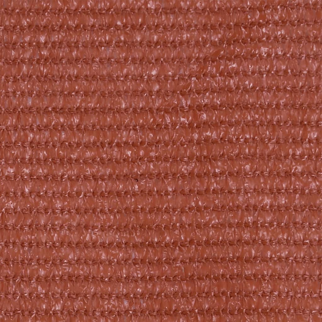 altanafskærmning 75x500 cm HDPE terrakotta