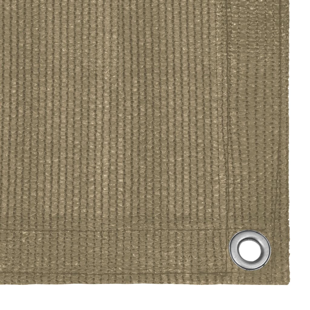 altanafskærmning 90x300 cm HDPE gråbrun