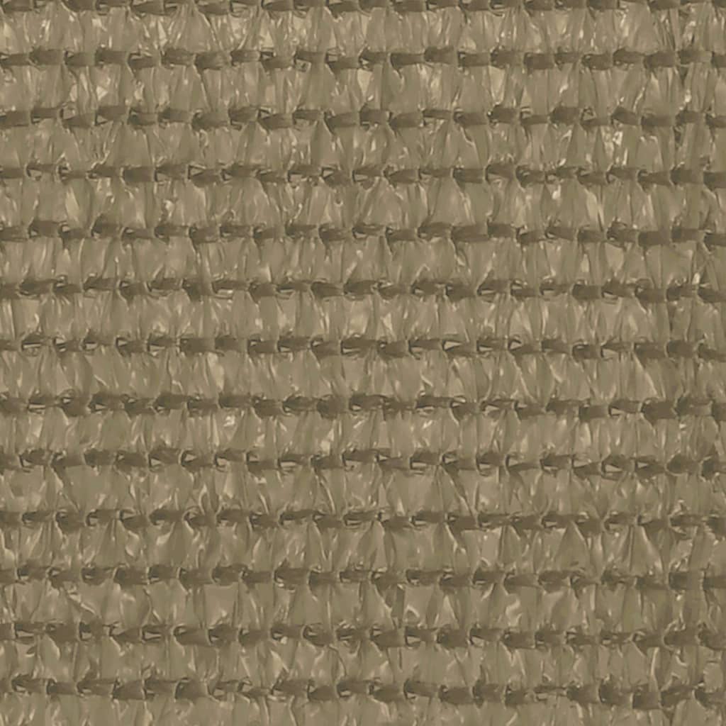 altanafskærmning 120x500 cm HDPE gråbrun