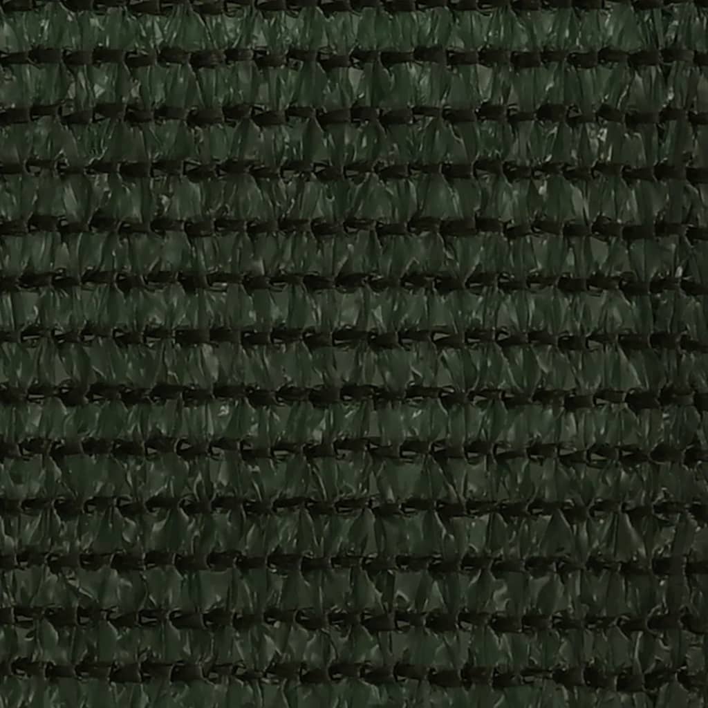 altanafskærmning 75x400 cm HDPE mørkegrøn