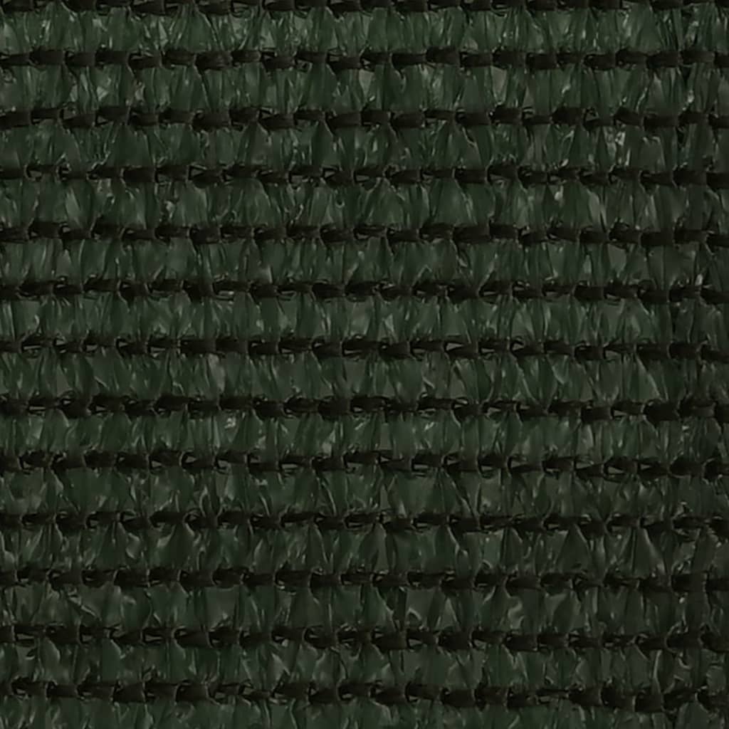 altanafskærmning 75x500 cm HDPE mørkegrøn