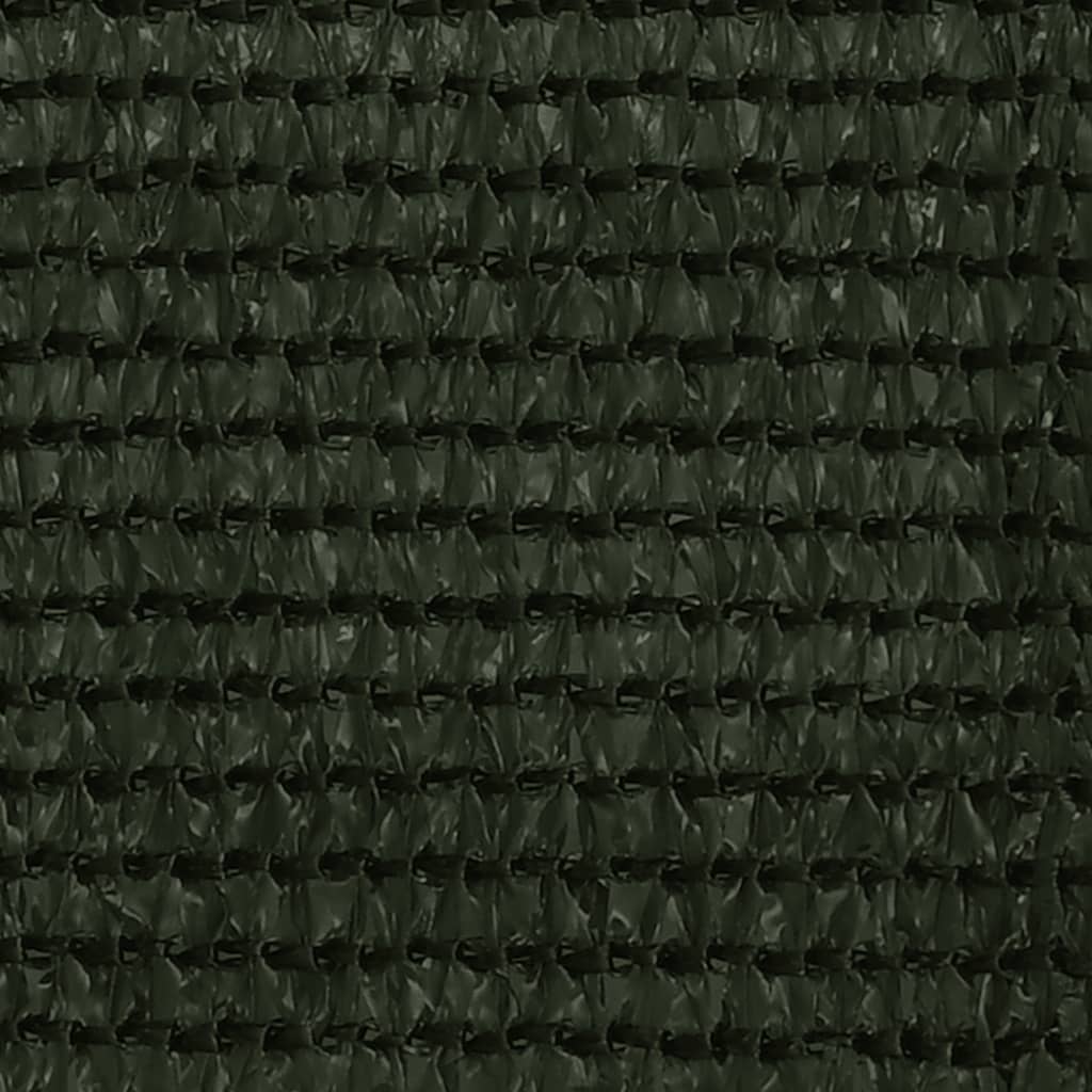 altanafskærmning 120x300 cm HDPE mørkegrøn