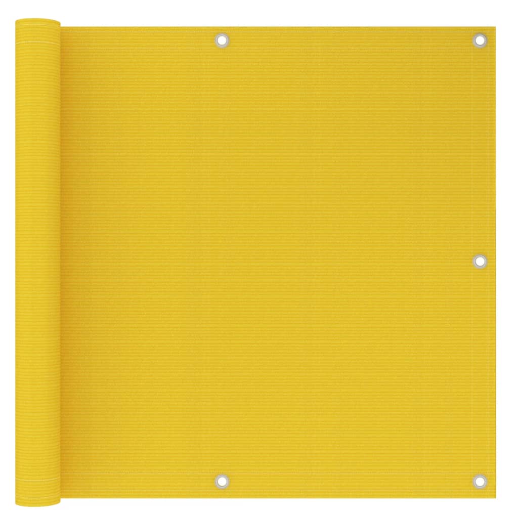 altanafskærmning 90x500 cm HDPE gul