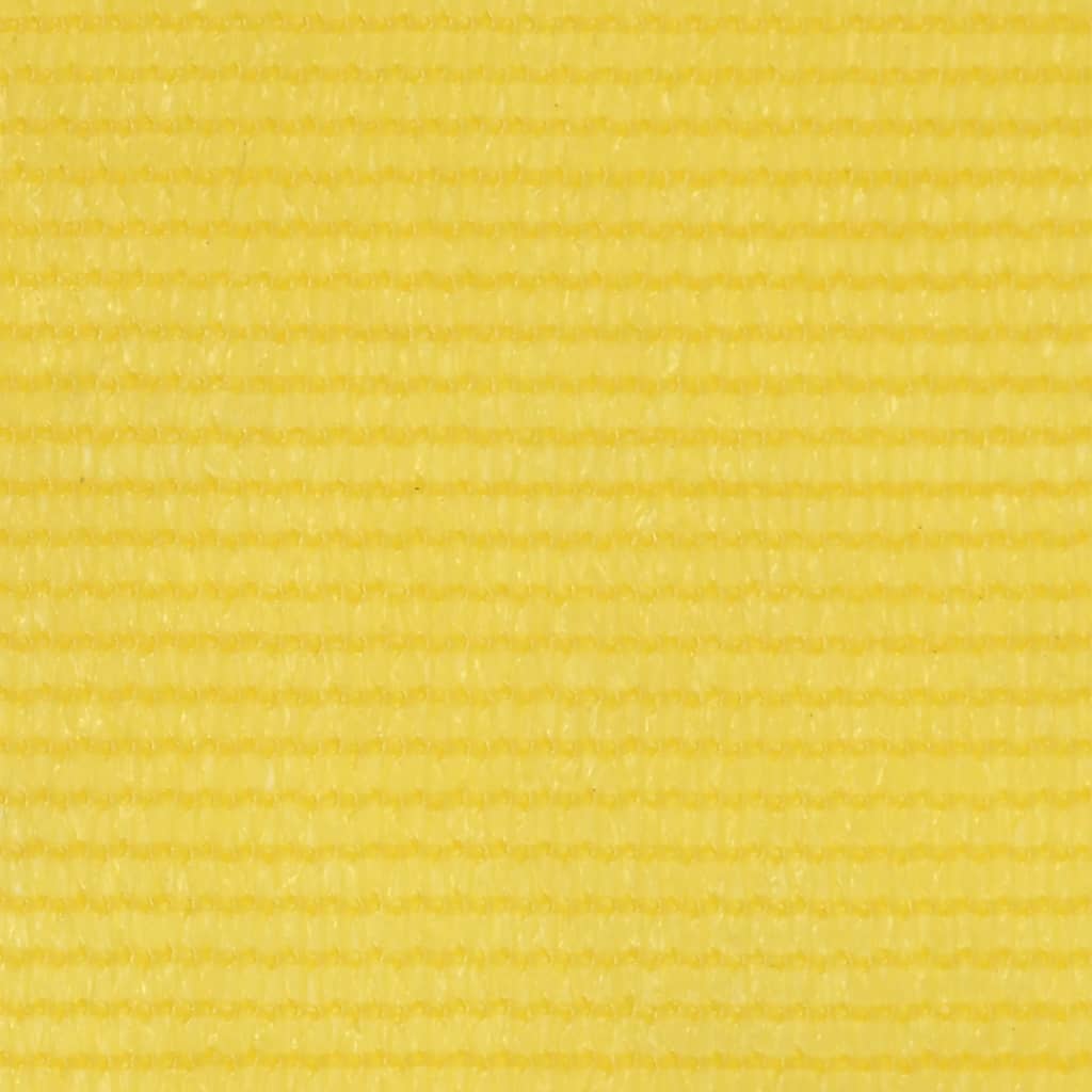 altanafskærmning 120x400 cm HDPE gul