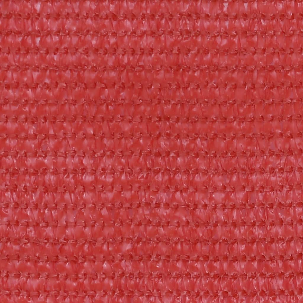 altanafskærmning 120x300 cm HDPE rød