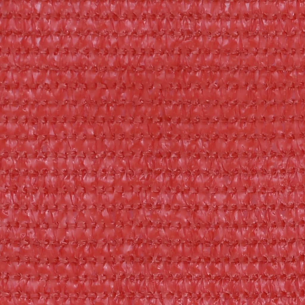 altanafskærmning 120x400 cm HDPE rød