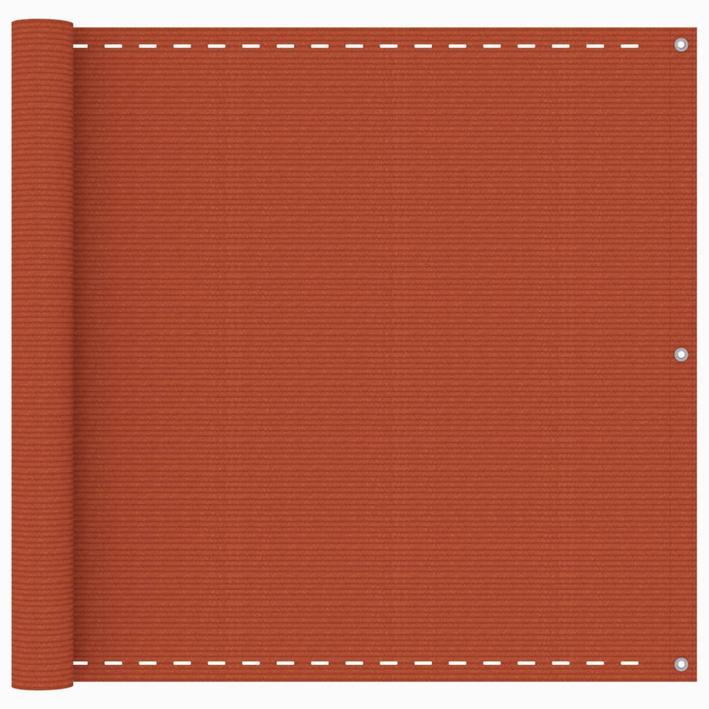altanafskærmning 90x500 cm HDPE orange