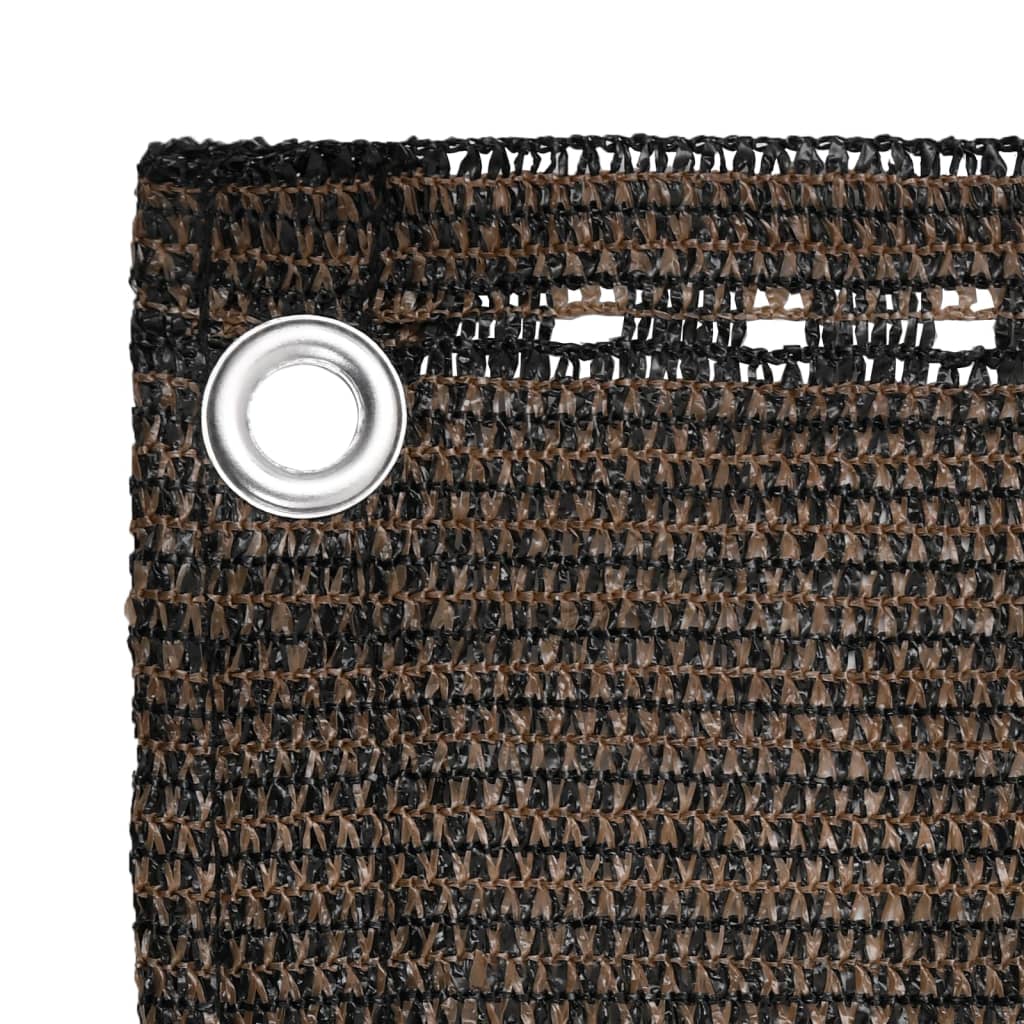 altanafskærmning 75x400 cm HDPE brun