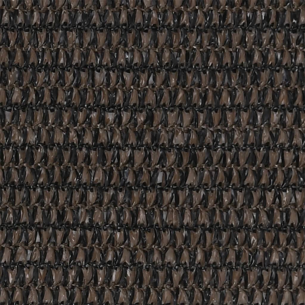 altanafskærmning 75x500 cm HDPE brun