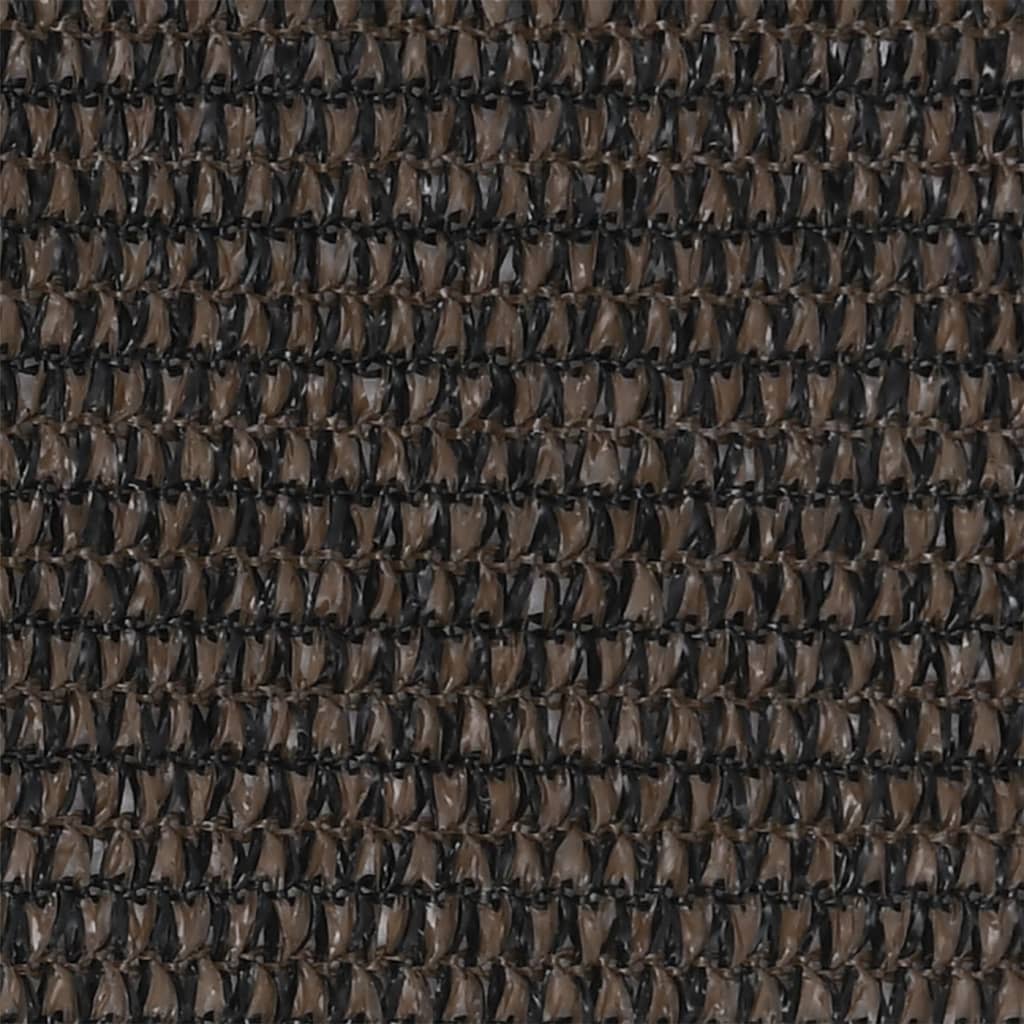 altanafskærmning 120x600 cm HDPE brun