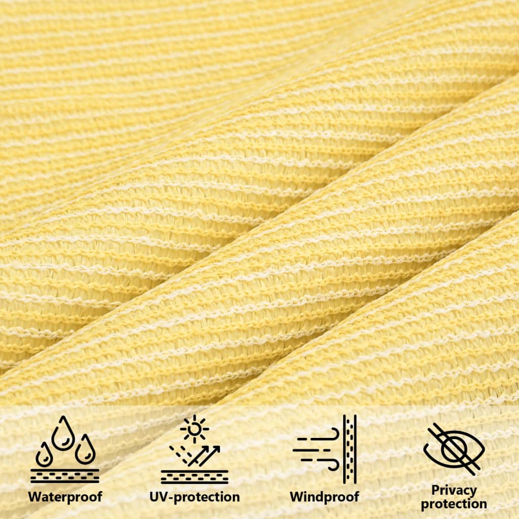 solsejl 2x3 m 160 g/m² HDPE beige