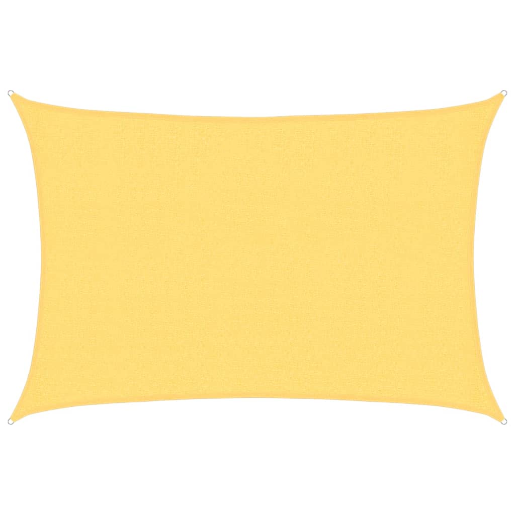 solsejl 2,5x4 m HDPE 160 g/m² beige