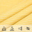 solsejl 160 g/m² 3x6 m HDPE beige