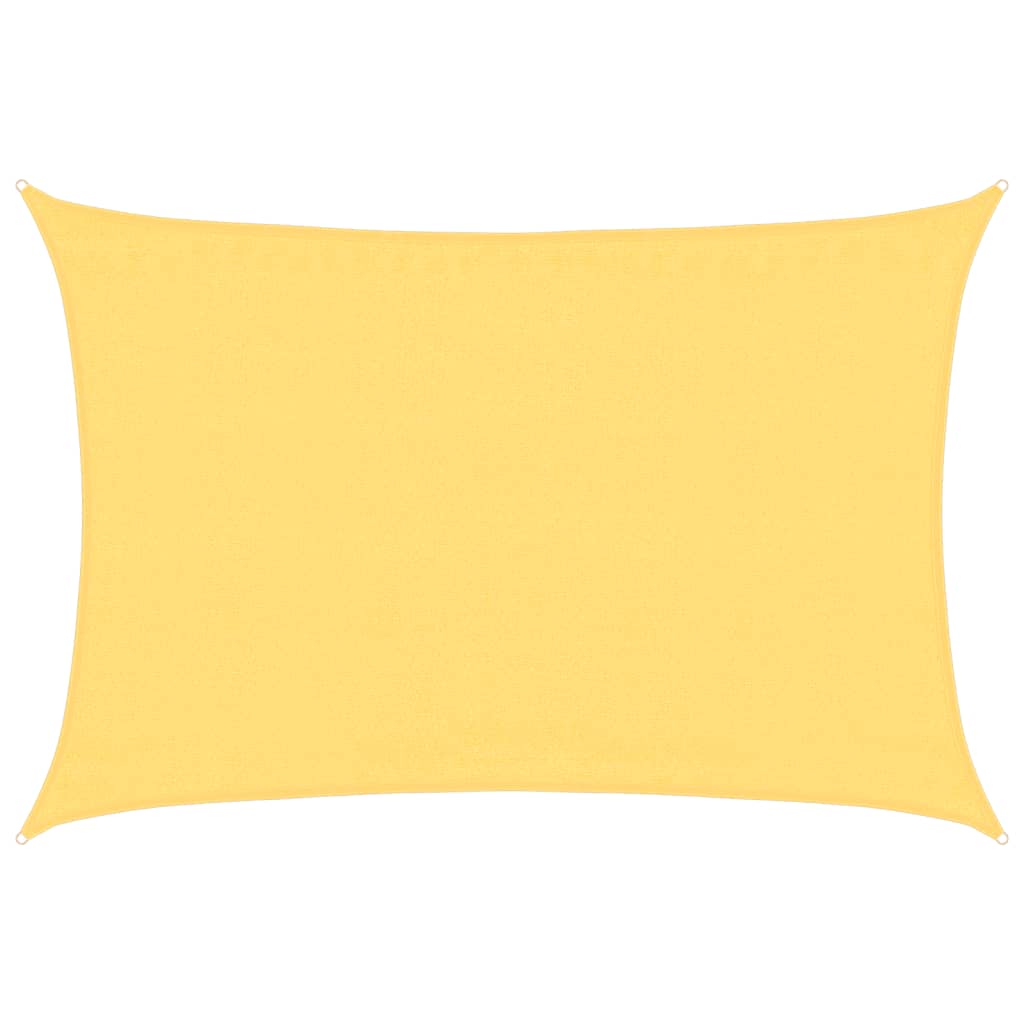 solsejl 160 g/m² 3,5x4,5 m HDPE beige