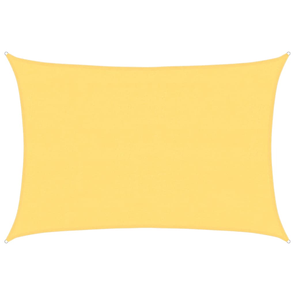 solsejl 160 g/m² 4x5 m HDPE beige