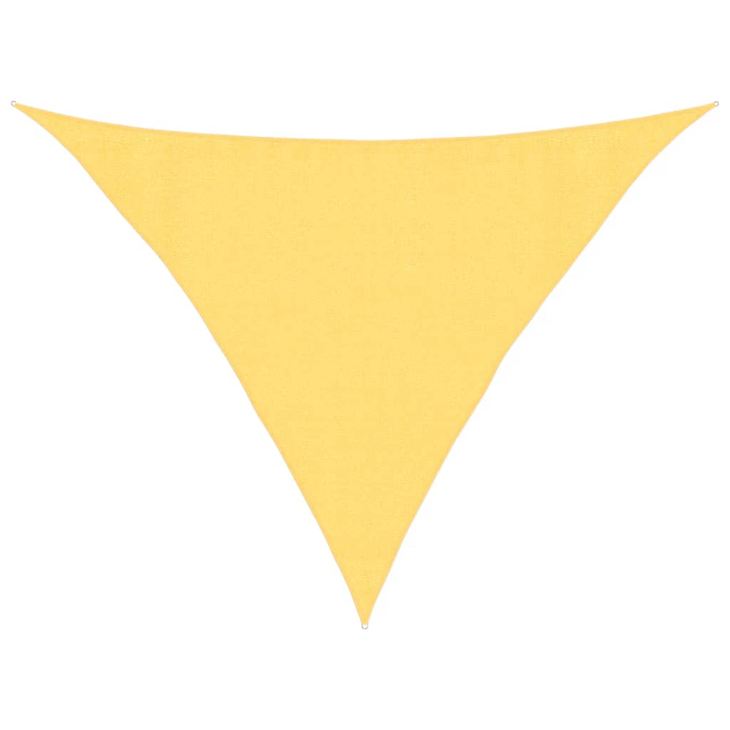 solsejl 3,5x3,5x4,9 m 160 g/m² HDPE beige