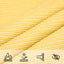 solsejl 4x4x5,8 m 160 g/m² HDPE beige