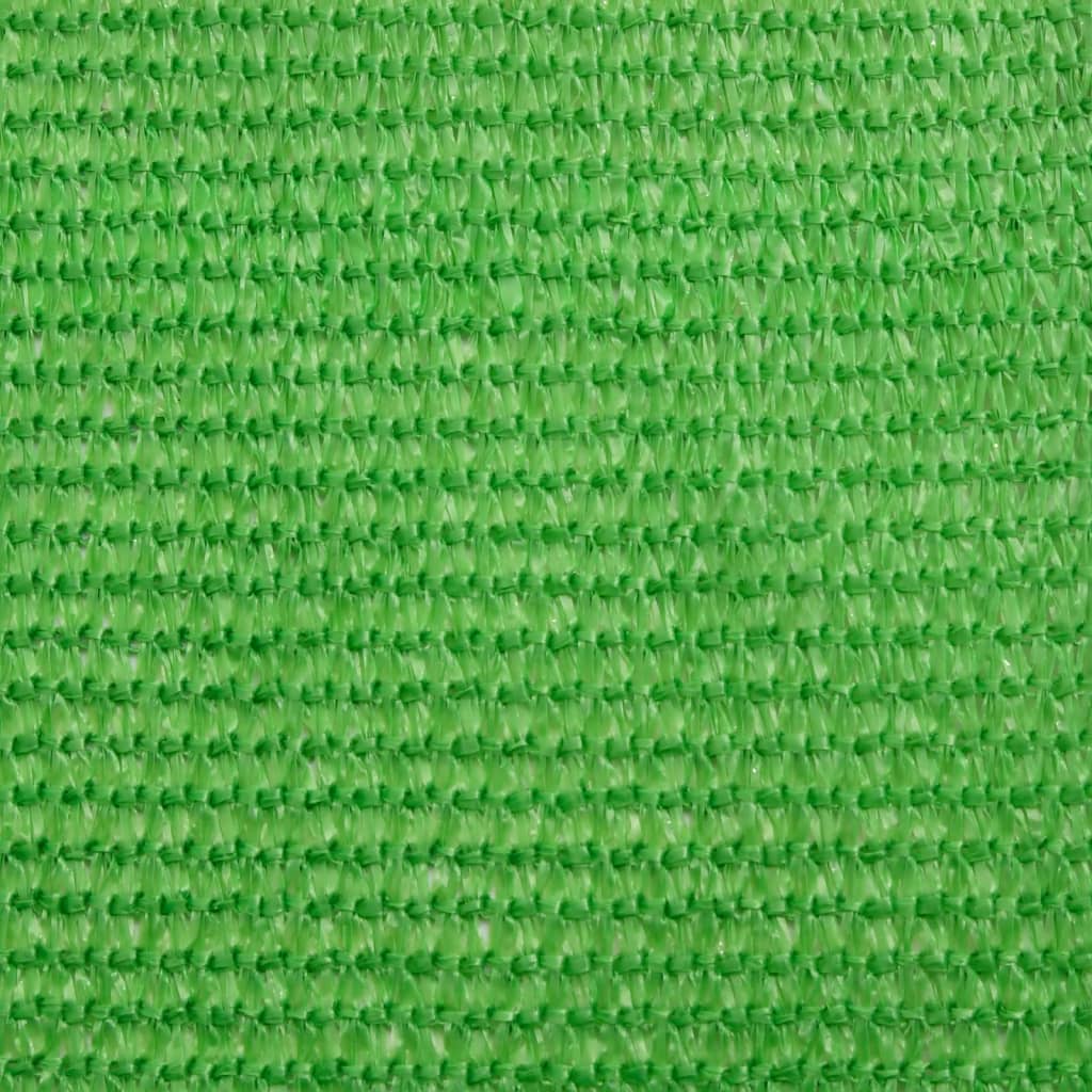 solsejl 2,5x4 m 160 g/m² HDPE lysegrøn