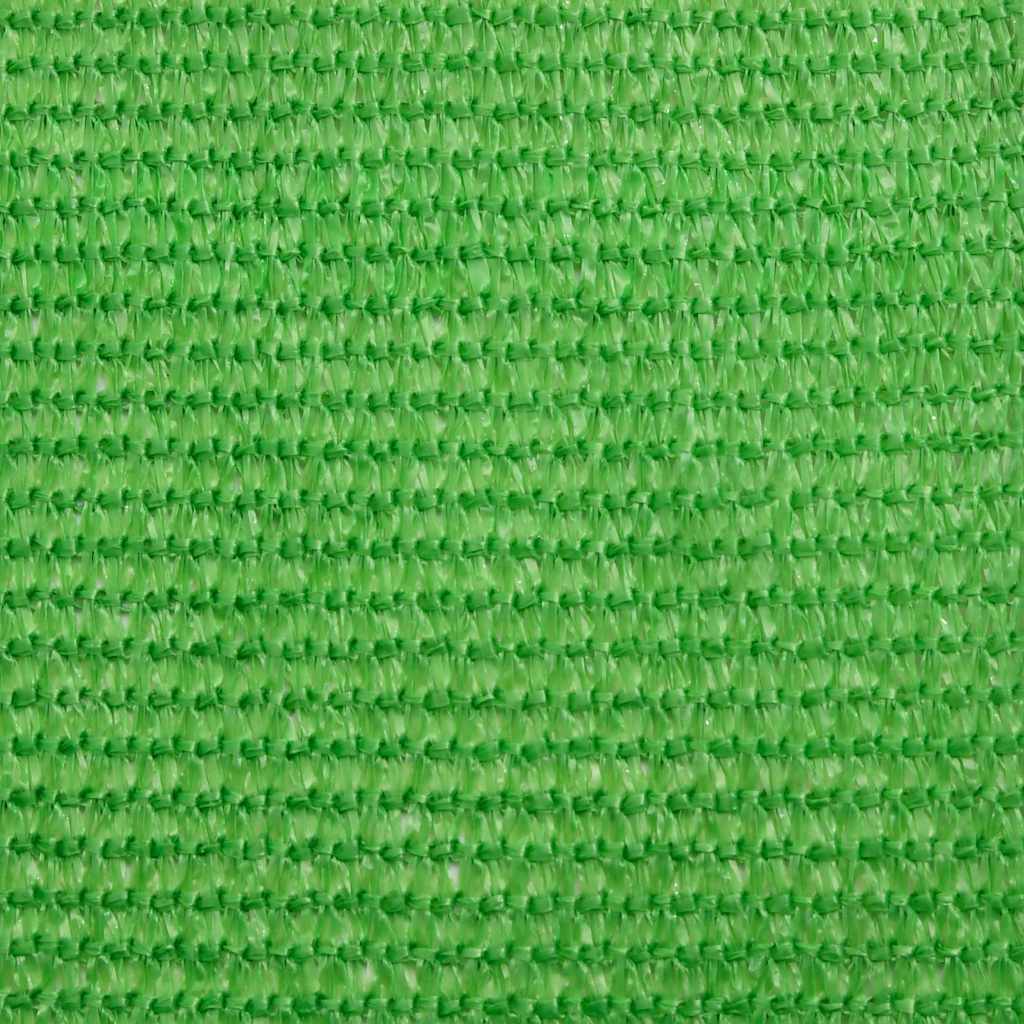 solsejl 3x4x4 m 160 g/m² HDPE lysegrøn