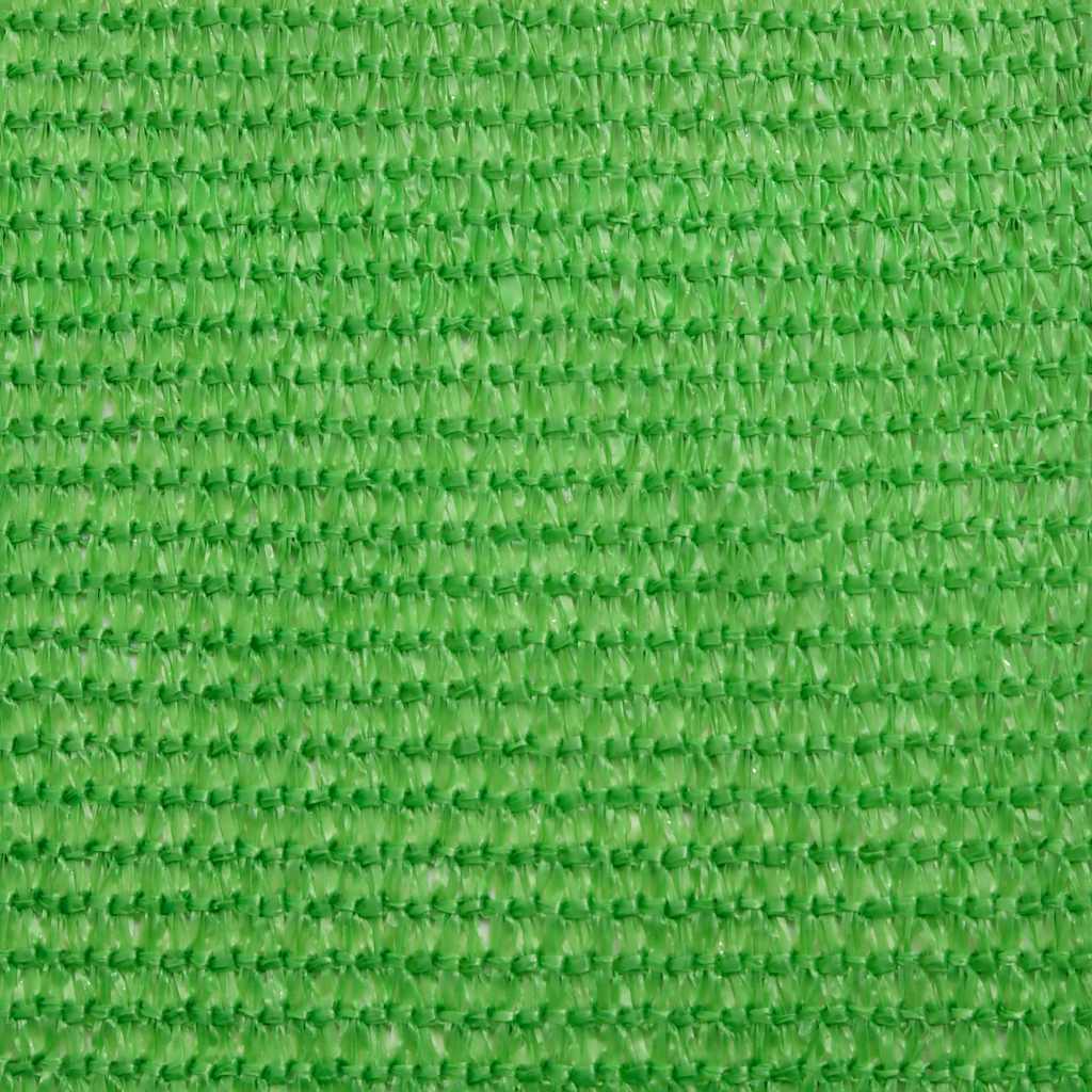 solsejl 4/5x4 m 160 g/m² HDPE lysegrøn