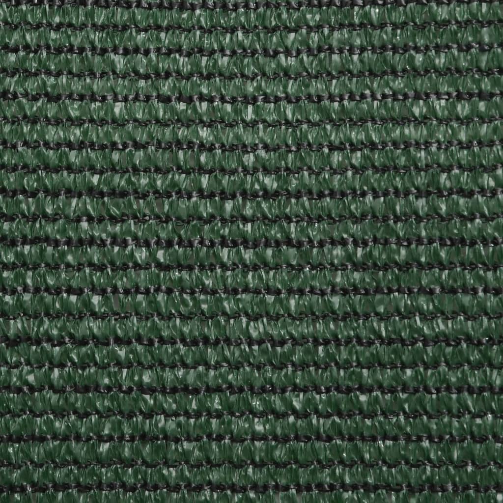 solsejl 3,5x4,5 m 160 g/m² HDPE mørkegrøn