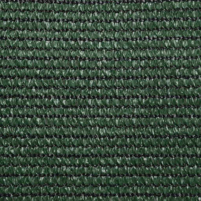 solsejl 5x5x5 m 160 g/m² HDPE mørkegrøn