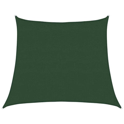 solsejl 4/5x4 m 160 g/m² HDPE mørkegrøn
