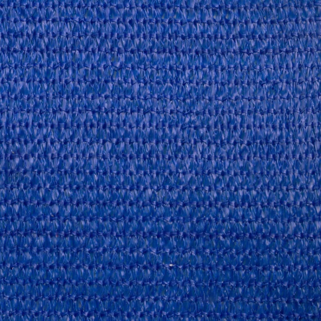 solsejl 3x4,5 m 160 g/m² rektangulær HDPE blå