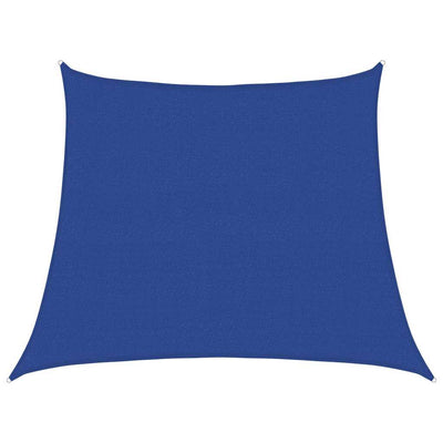 solsejl 3/4x3 m 160 g/m² trapezformet HDPE blå
