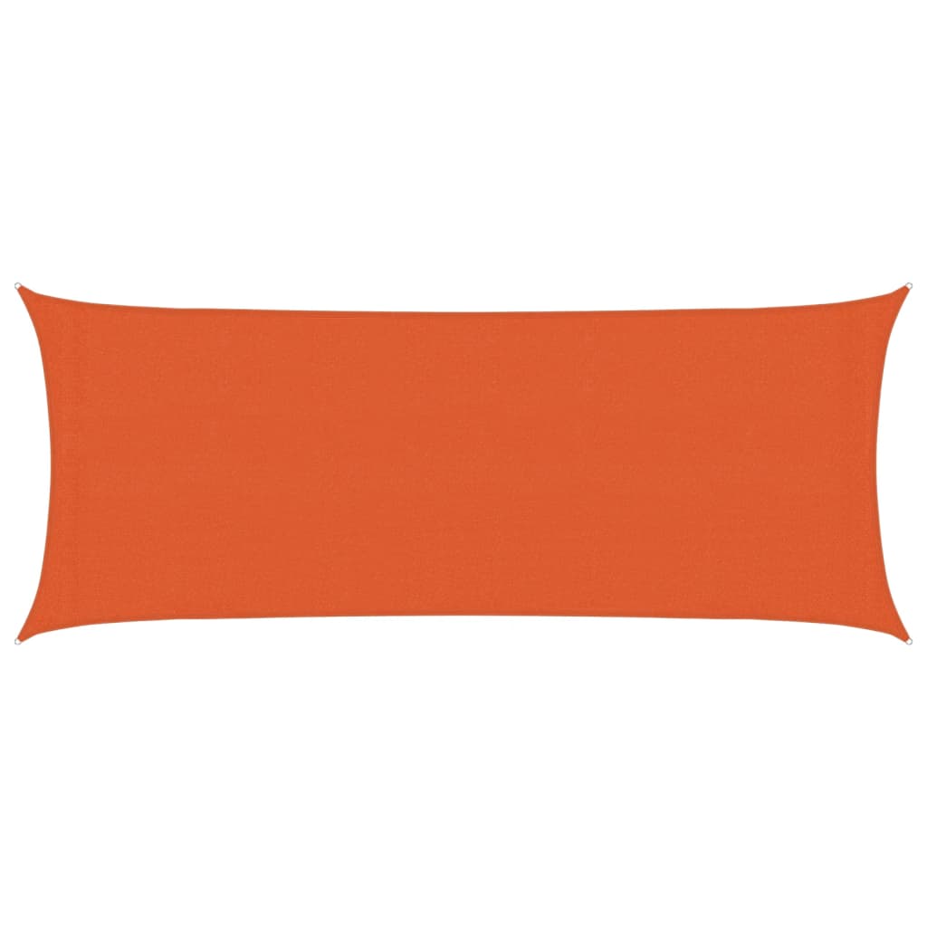 solsejl 2x4,5 m 160 g/m² HDPE orange