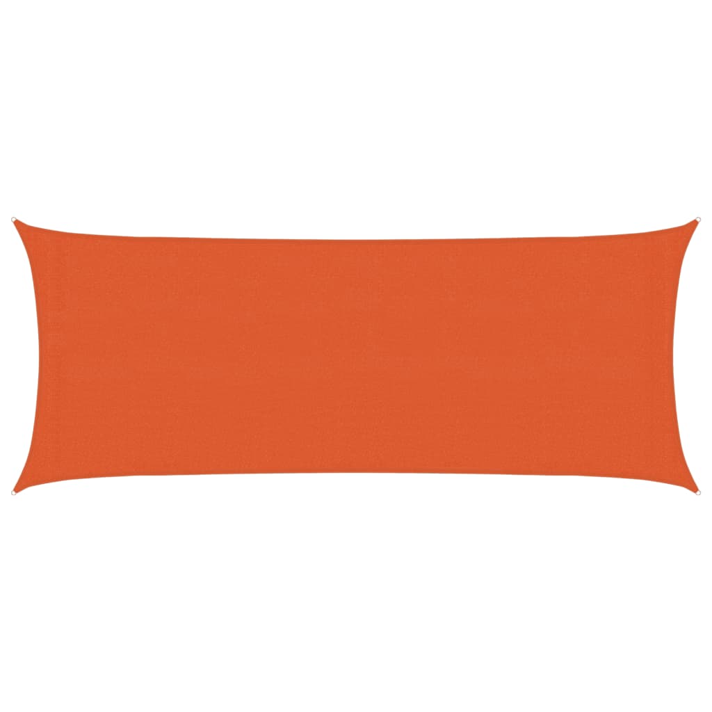 solsejl 2x5 m 160 g/m² HDPE orange