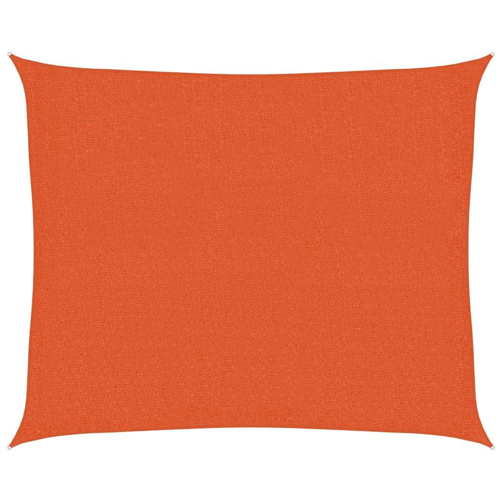 solsejl 2,5x3 m 160 g/m² HDPE orange