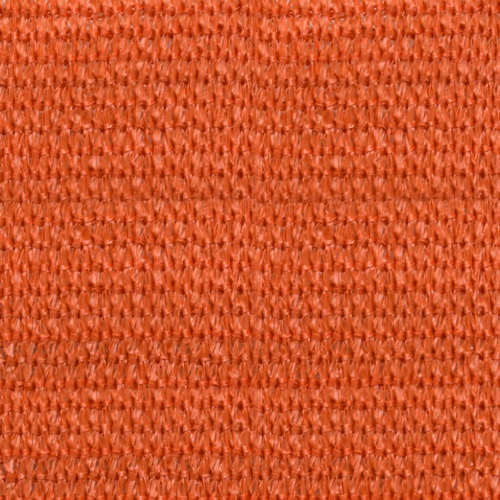 solsejl 3x4 m 160 g/m² HDPE orange