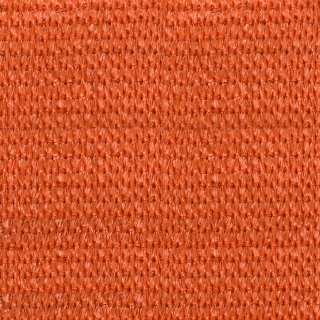 solsejl 160 g/m² 3,5x4,5 m HDPE orange