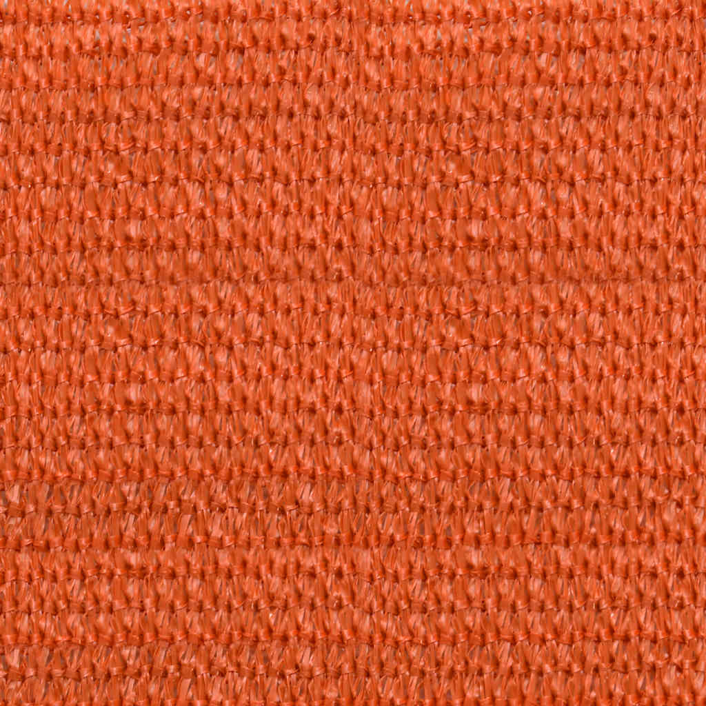 solsejl 2,5x2,5x3,5 m 160 g/m² trekantet HDPE orange