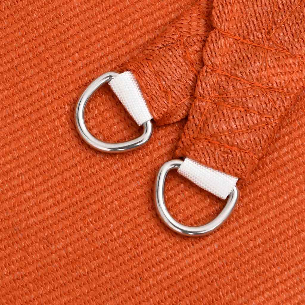solsejl 160 g/m² 3/4x2 m trapezformet HDPE orange