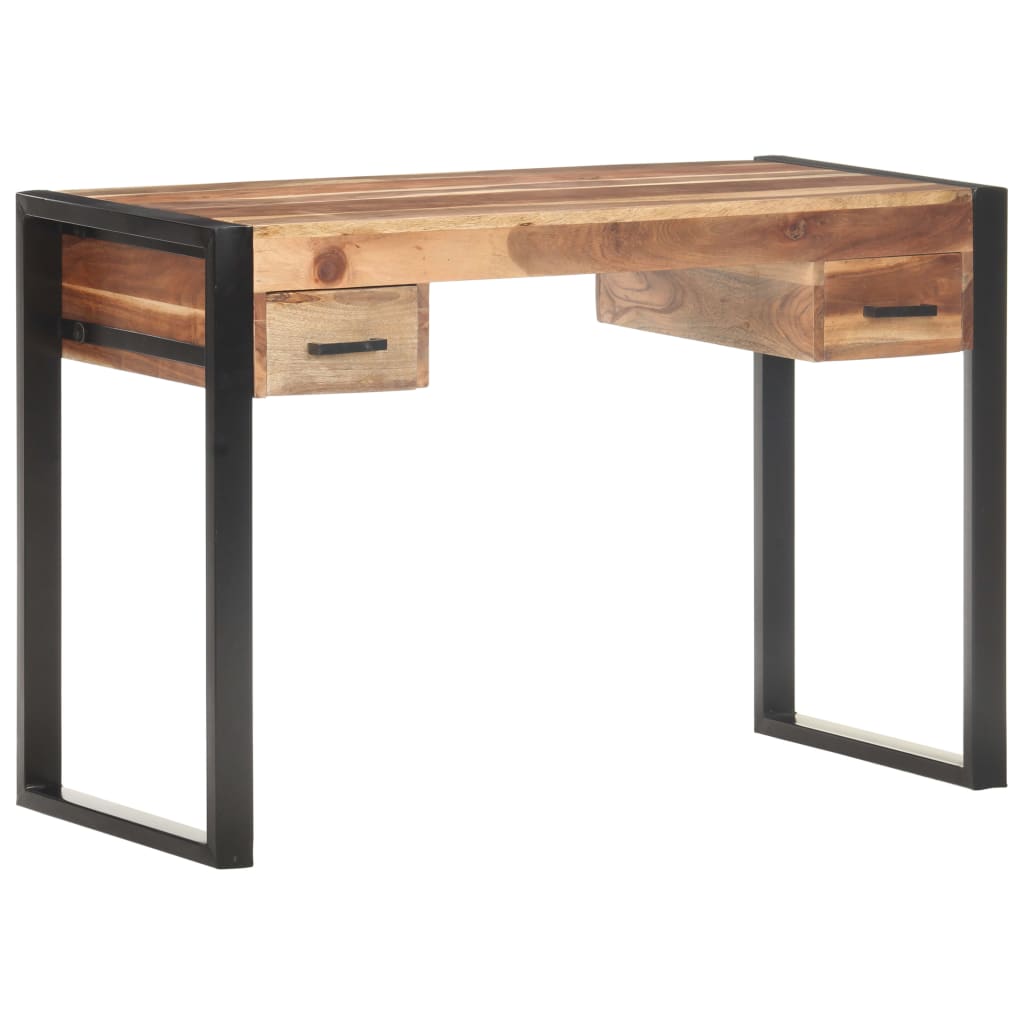 skrivebord 110x50x76 cm massivt træ