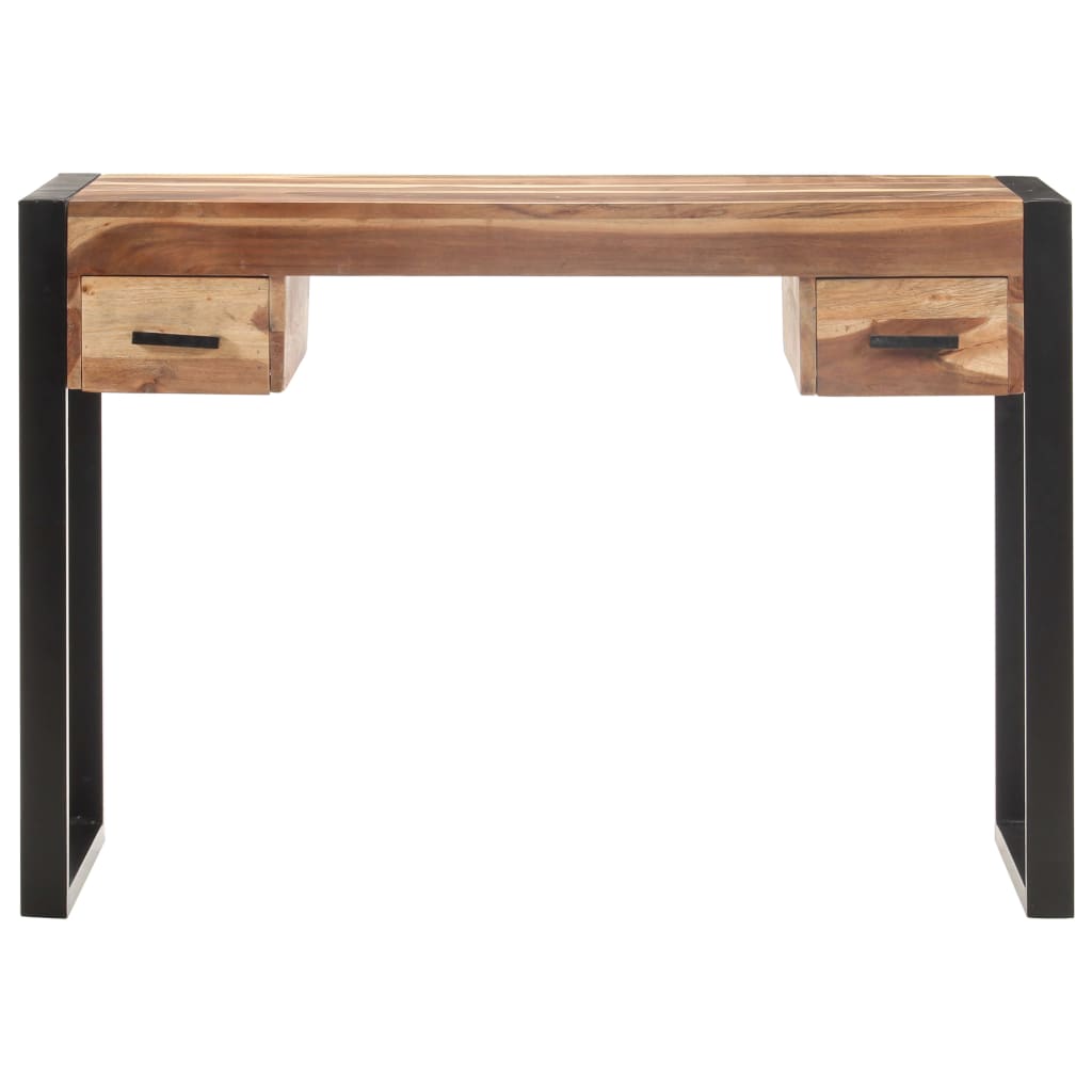 skrivebord 110x50x76 cm massivt træ