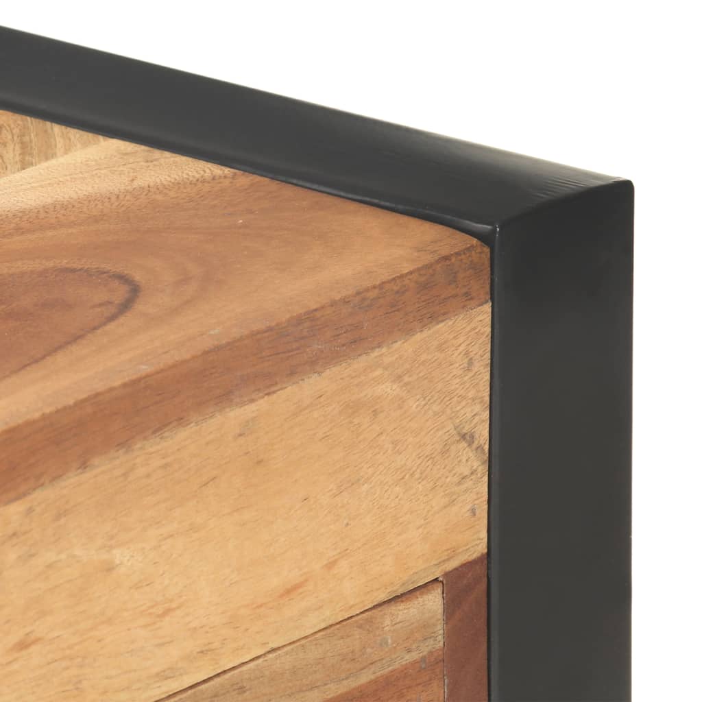 skrivebord 110x50x76 cm massivt træ